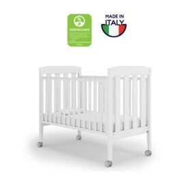 מיטת תינוק ארז צבע לבן מבית רהיטי סגל