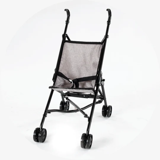 עגלת בובה צבע אפור