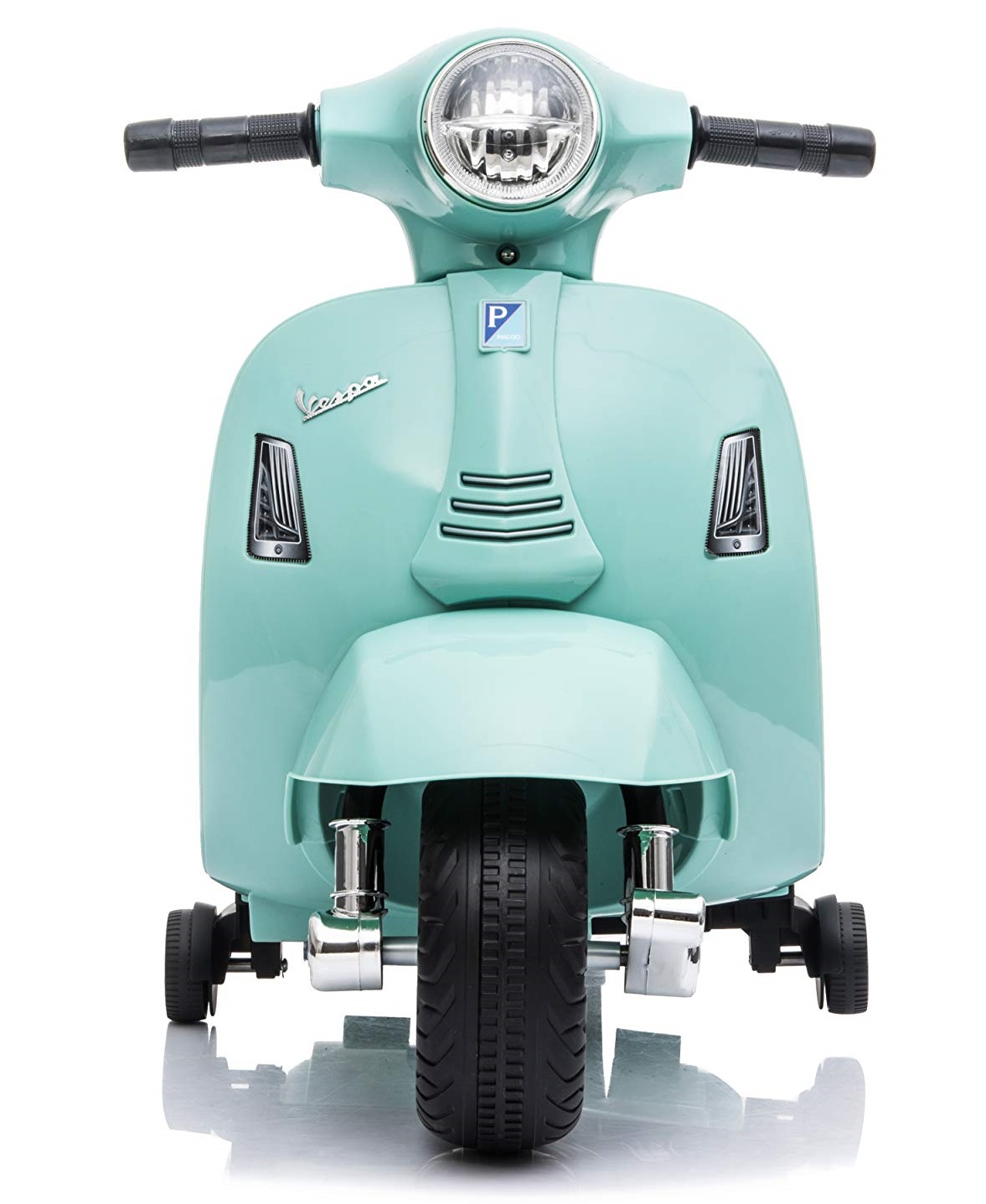 וספה ממונעת 6V עם גלגלי עזר, מונע התהפכות, אורות ואפקטים קוליים בעברית - טורקיז I'am toys – תמונה 7