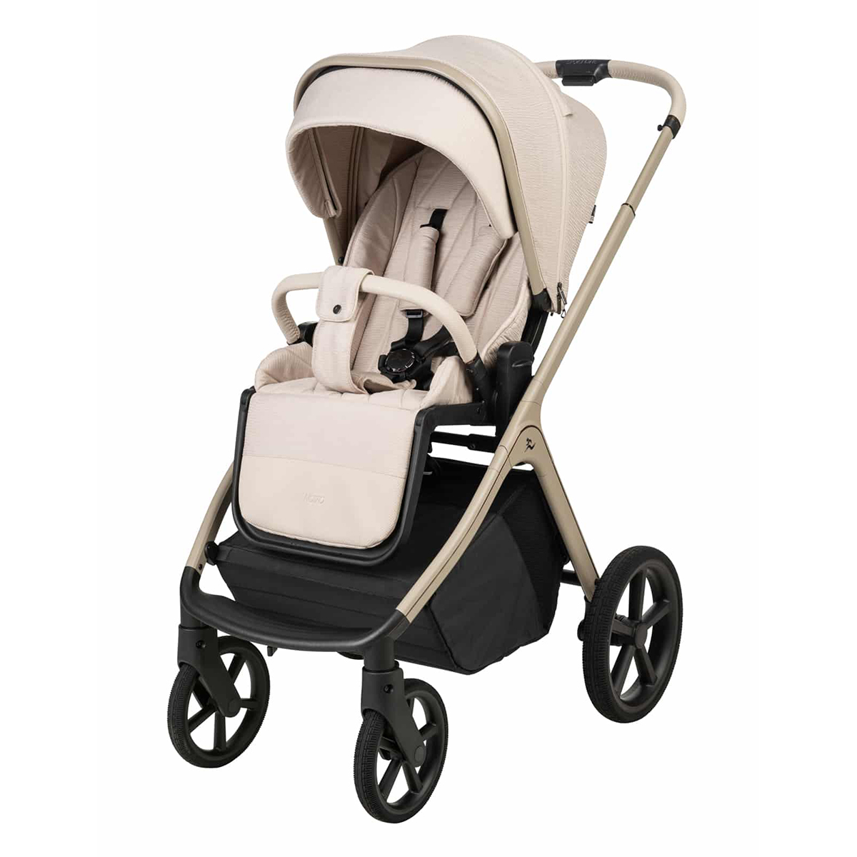 עגלה משולבת ספורט ליין נובו ריפוד בז' | ידית בז' – Sport Line Novo – תמונה 4