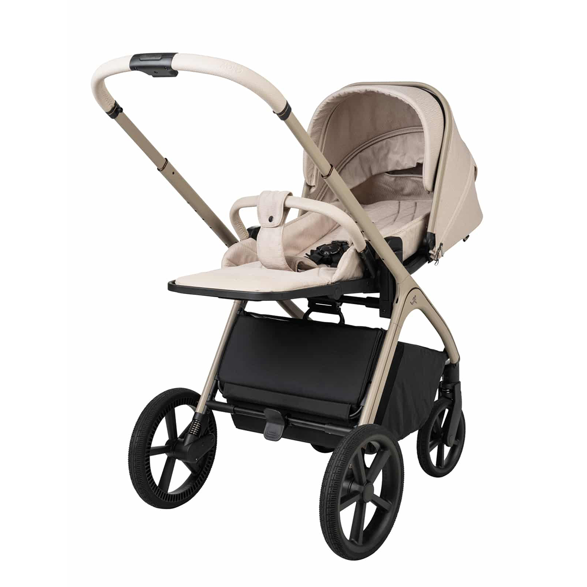 עגלה משולבת ספורט ליין נובו ריפוד בז' | ידית בז' – Sport Line Novo – תמונה 5