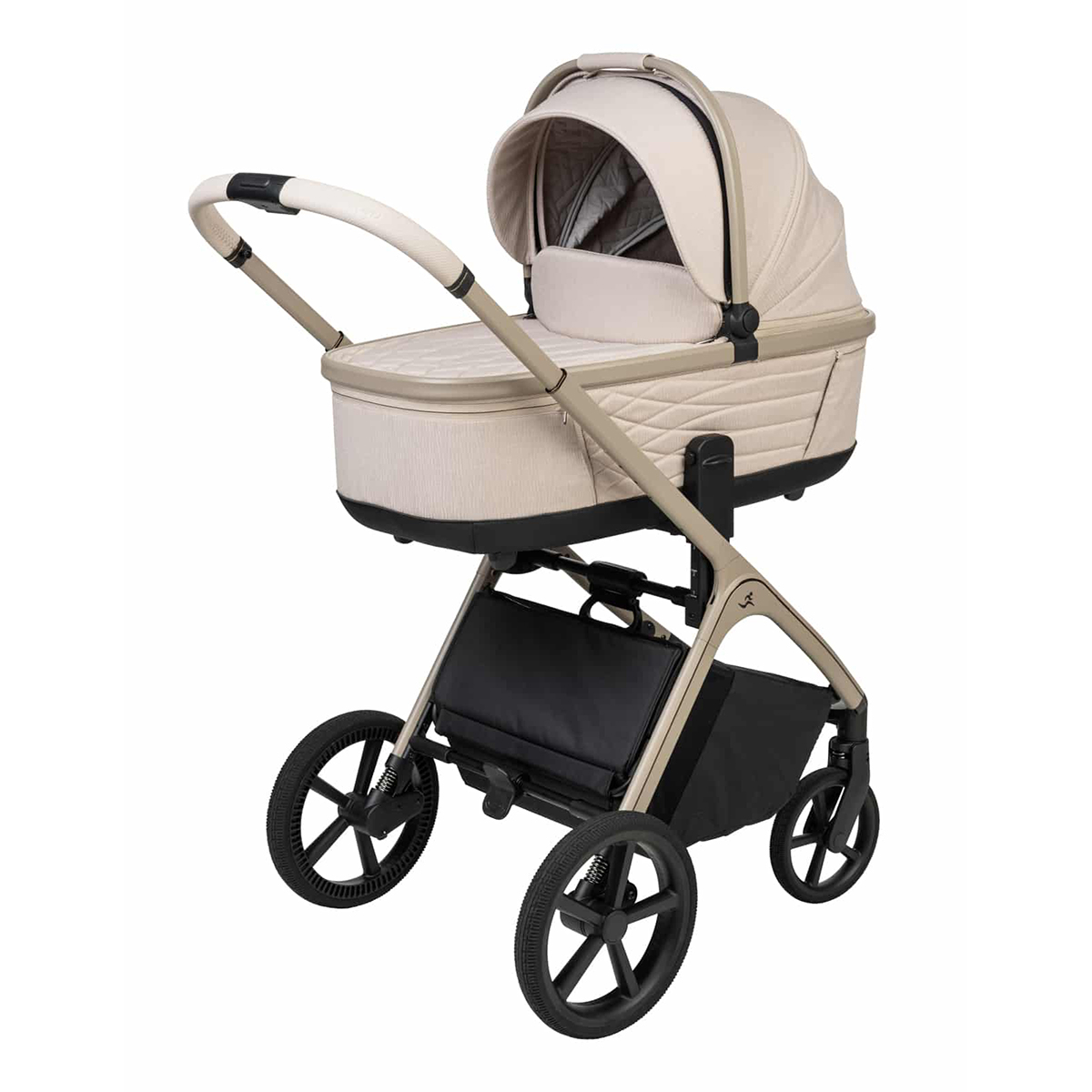 עגלה משולבת ספורט ליין נובו ריפוד בז' | ידית בז' – Sport Line Novo