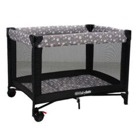לול קמפנג Quick Fold קיפול מהיר (שחור כוכבים) BabySafe