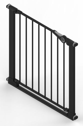 שער בטיחות 'ללא קדיחה' ומנגנון נעילה כפול לפתחים רחבים בגודל 75 עד 96 ס"מ - שחור Bambino king – תמונה 4