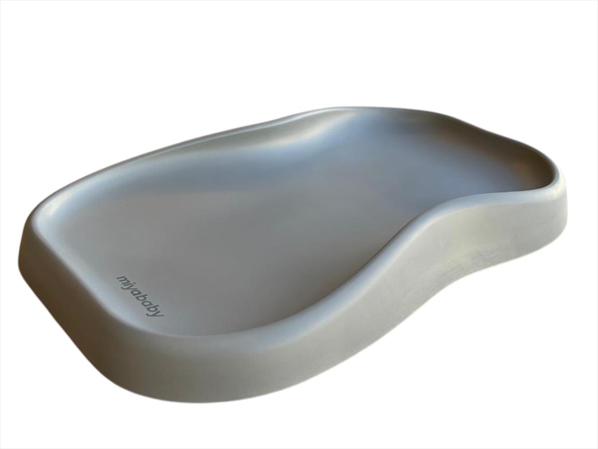 משטח החתלה מייה בייבי מעוגל - אפור MIYA