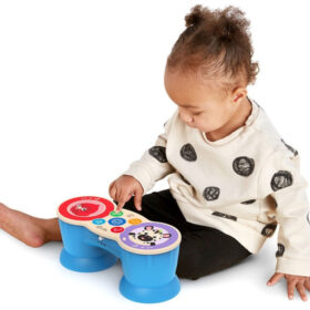 תוף טאץ' מעץ לילדים עם 4 סוגי מקצבים