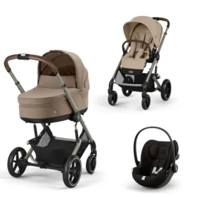עגלת תינוק משולבת סייבקס באליוס CYBEX BALIOS TS5 - טיולון ועריסה  עם סל-קל Cloud G