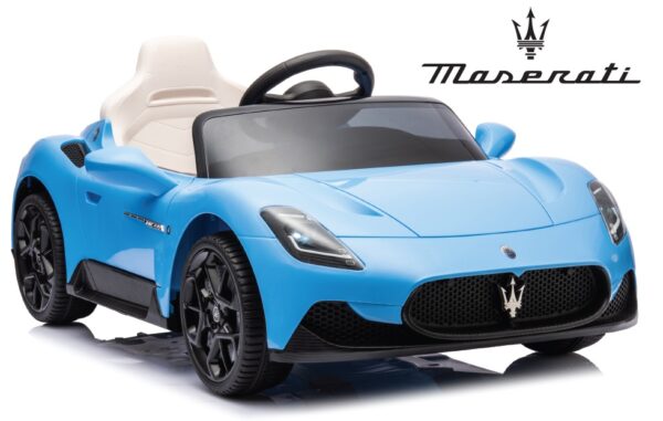 ⁦מכונית ממונעת 12V  מזרטי Maserati C- כולל שלט הורים צבע כחול⁩ – תמונה ⁦4⁩