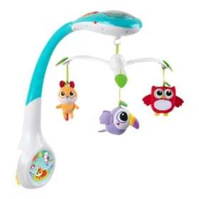 מובייל ציקו מוזיקלי היער הקסום עם מקרן – New Magic Forest Mobile Projection