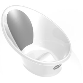 אמבטיה גדולה לפעוט יושב או עומד עם ציפוי גב גומי ומונעי החלקה Shnuggle