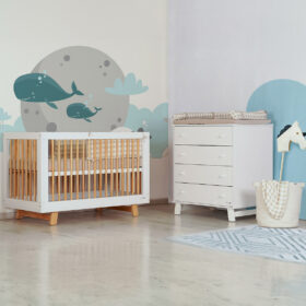 חדר דייניז דוני לבן קלאסי – מולי לבן/עץ – Dainy’s