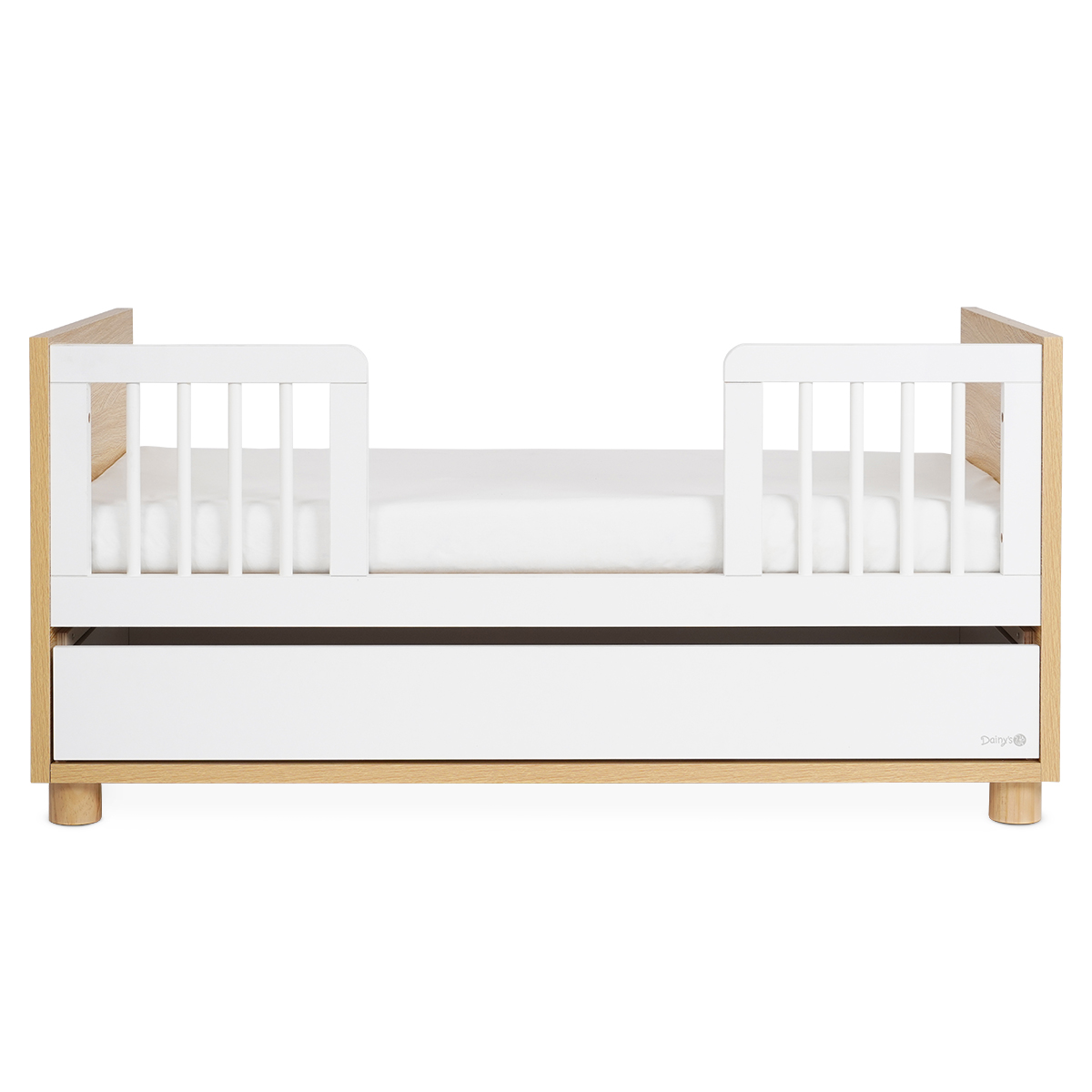 מיטת תינוק דייניז קורי לבן/עץ – Dainy’s Corry™ Baby Bed White/Wood 130×70 cm – תמונה 7
