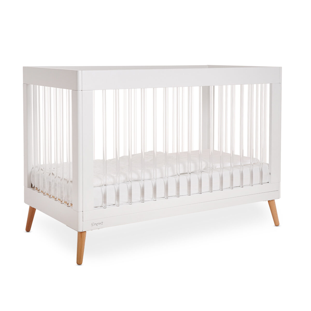מיטת תינוק דייניז הילס לבן/אקריל – Dainy’s Hills™ Baby Bed White/acrylic 120×60 cm