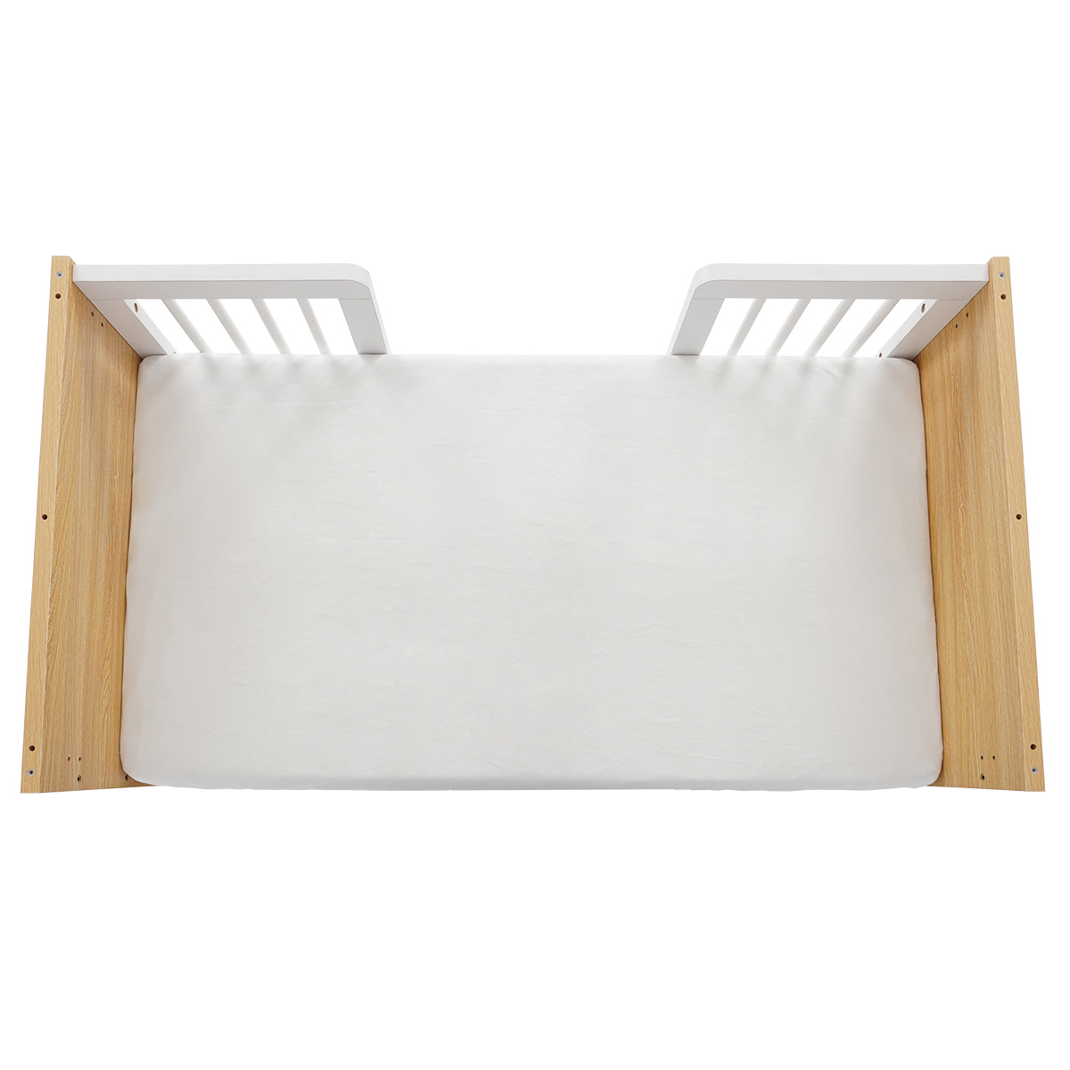מיטת תינוק דייניז קורי לבן/עץ – Dainy’s Corry™ Baby Bed White/Wood 130×70 cm – תמונה 11