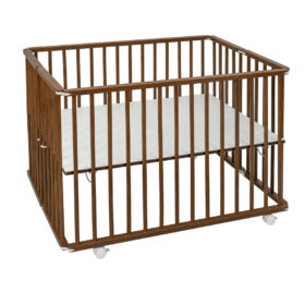 לול עץ מתקפל מיה בייבי הוגו – Miya Baby HUGO