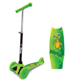 קורקינט 3 גלגלים סקוטר ראפטור M3 צבע ירוק