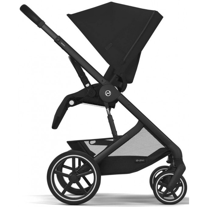 עגלת תינוק משולבת סייבקס באליוס Cybex Balios TS5 טיולון+אמבטיה צבע שחור- Moon Black – תמונה 4