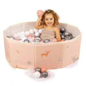 בריכת משחק לתינוק מתקפלת עם 80 כדורים