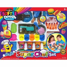 ערכת יצירה ענקית לילדים - בצק סופר שף מבית CRA-Z-ART